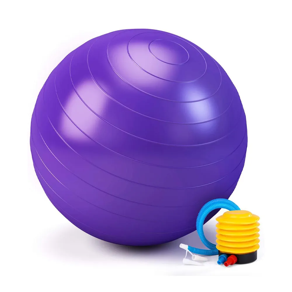 Cheap Fitness Yoga Accessories Custom LOGO 55cm 65cm 75cm Large Yoga Ball Exercise Ball for Physical Therapy