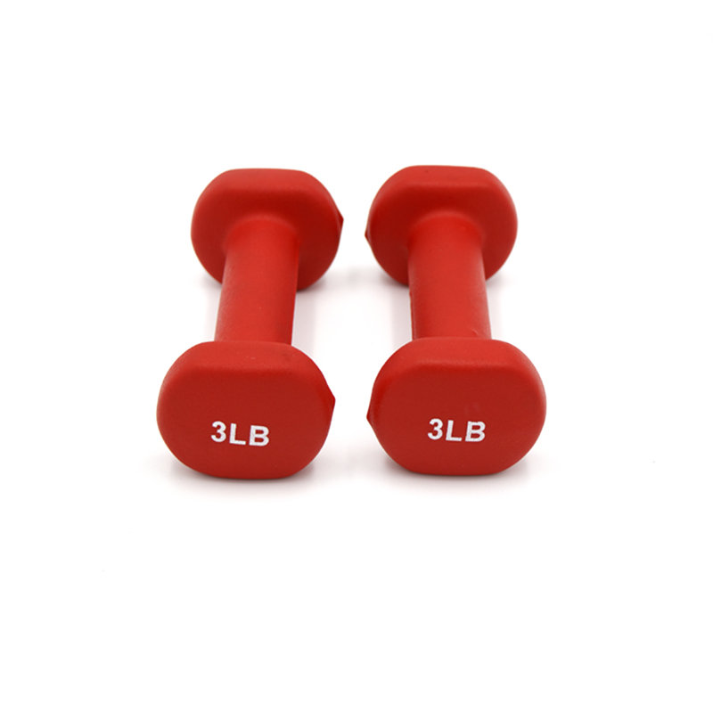 Red 3lb Neoprene Dumbbell Weight6